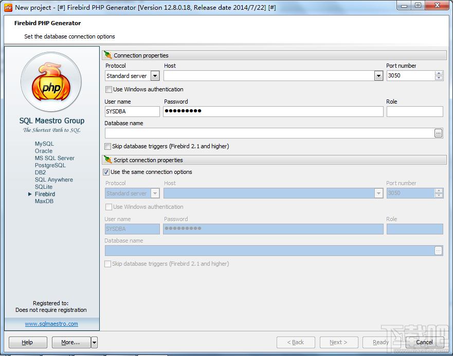 Firebird PHP Generator,Firebird PHP Generator下载,Firebird,PHP脚本制作工具