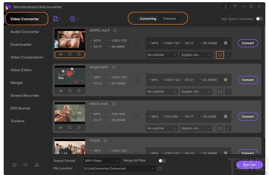 Wondershare uniconverter下载,视频转换,音频转换,音视频处理