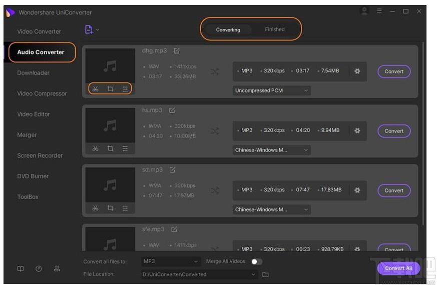 Wondershare uniconverter下载,视频转换,音频转换,音视频处理